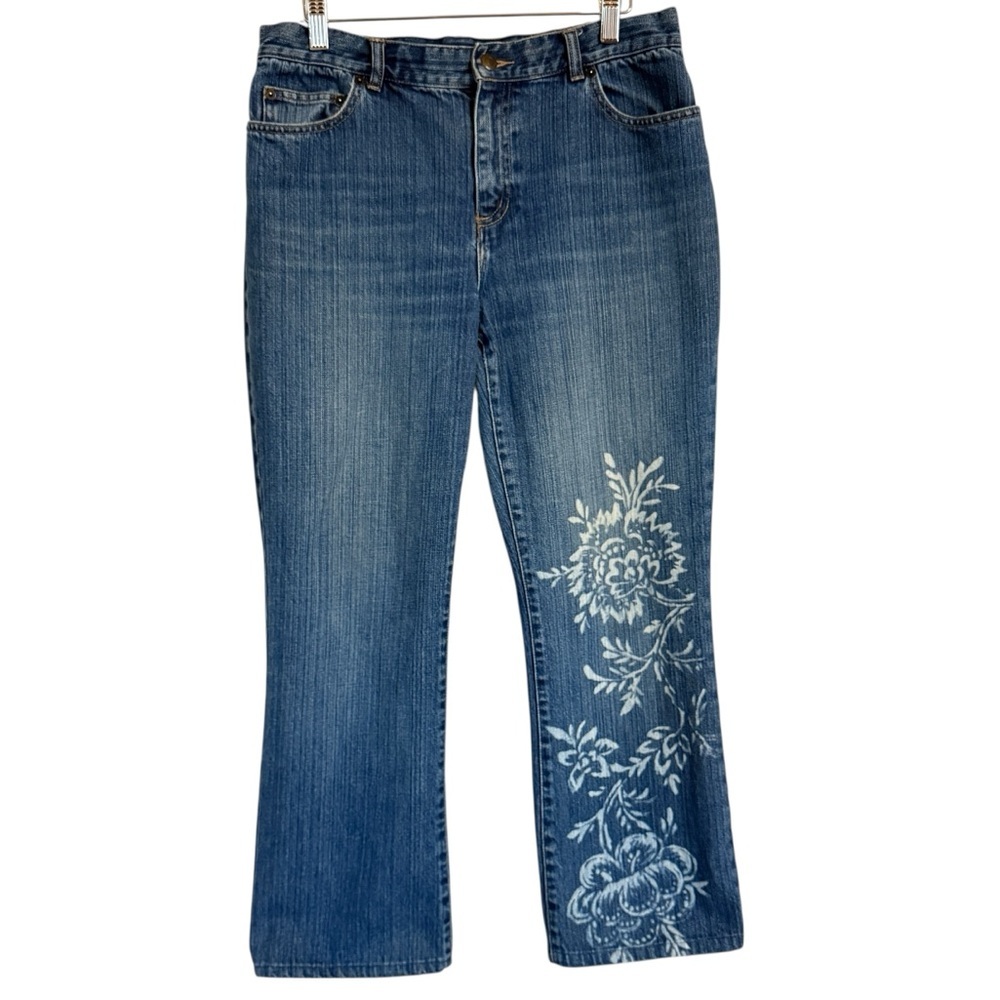 Lauren Ralph Lauren Vintage Jeans Floral Print Bootcut Denim Women’s Size 10P